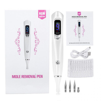 دستگاه پلکسر بیوتی پن 9 قدرته 2 چراغه مدل Mole freckle Pen KM-851